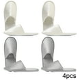 thumbnail image 2 of KYAIGUO 4 Pairs Spa Slippers Disposable Slippers Men's Slippers Women's Slippers Non-slip Guest Slippers Spa Hotel Travel Home Party Wedding Supplies, 2 of 9