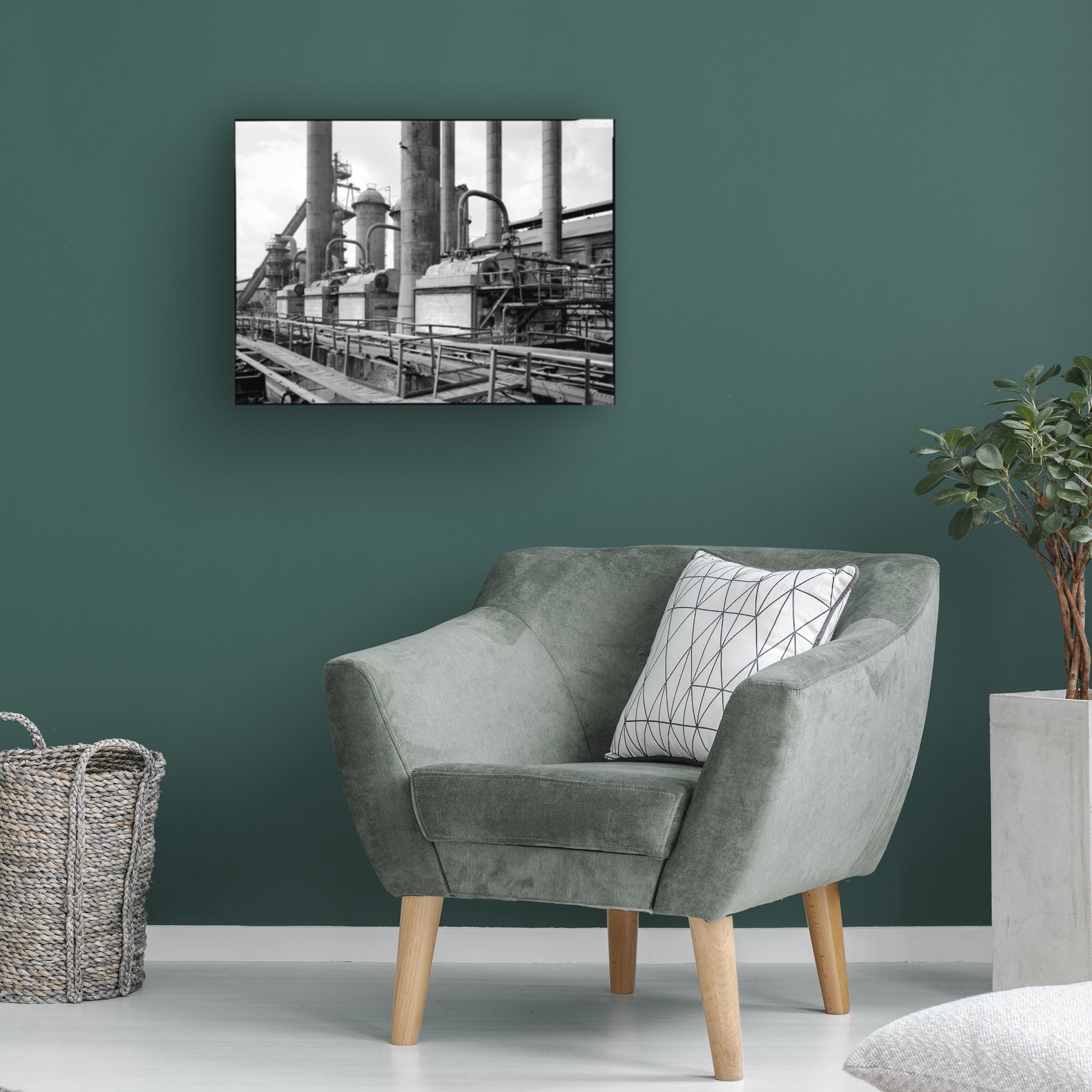 Print Collection 'Industrial Photograph ' Canvas Art