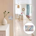 thumbnail image 7 of Yayeee Toggle Light Switch Wall Plate 2-Gang 4.56"x4.48" Decorative Outlet Cover, Elegant Marble Pattern, 7 of 7