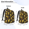 thumbnail image 2 of Honeii Ducks Print Canvas Backpack for School & Outdoor,Laptop Excursion Backpack,Notebook School Bookbag For Men Women,for Work, Travel, and Everyday Use-Small, 2 of 5