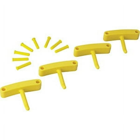 

Vikan Wall Bracket Replacement Hooks - Yellow (4 Units)