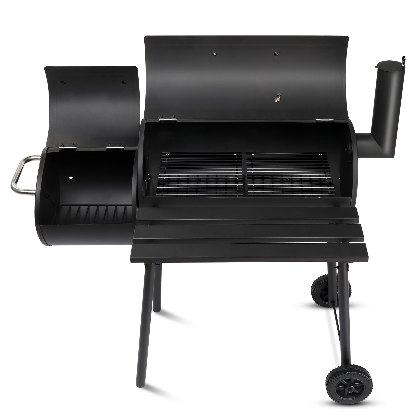 Winado Multi-function Charcoal Grill Outdoor Steel Stove Camp Grill BBQ,Black