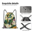thumbnail image 4 of Fotbe Tropical Floral Jungle Bolsa Mochila con Cordón Estampada, Bolsa de Gimnasio Deportiva, Bolsa Cinch, Bolsa con Cordón para Hombres y Mujeres-Medium, 4 of 6