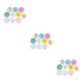 thumbnail image 4 of Becaristey 10x Cute Cartoon Pocket Mirror For Fun And Stylish Look Gift Clear Portable Makeup Mirror Random Color 3Set, 4 of 6