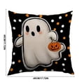 thumbnail image 3 of Halloween Pillow Covers 18x18, Halloween Decor Ghost Throw Pillow Covers Indoor Outdoor Decorative, Halloween Party Pillows for Sofa Couch Bed Living Room, 3 of 6