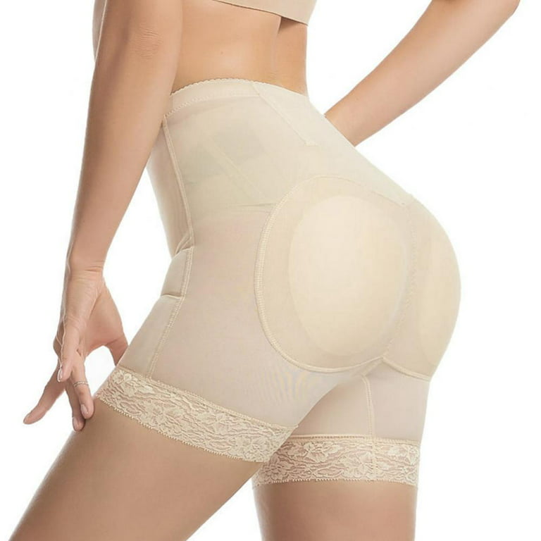 Shapewear Padded Butt Lifter Panties High Waist Trainer For Women Tummy  Control Body Shaper Hip Enhancer Thigh Slim