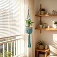 thumbnail image 4 of Macrame Plant Hanger Indoor - Hanging Planter for Plants Holder, Boho Hanging Planter Basket with Cascading Tassels, for Indoor Outdoor Home Decor, 4 of 7