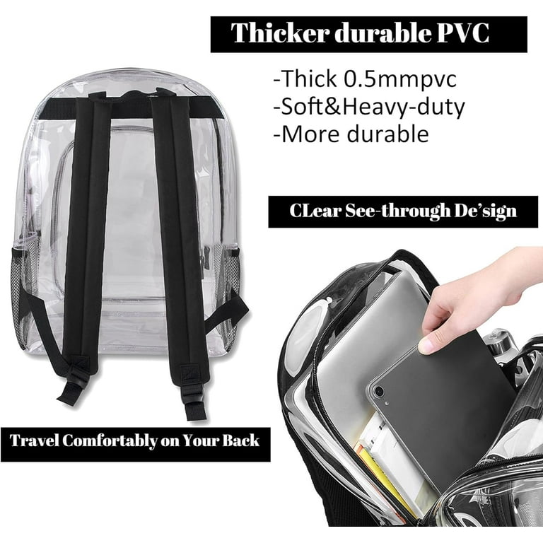 Personalized clear backpacks hot sale