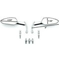thumbnail image 2 of Krator Custom Rear View Mirrors Chrome Pair w/Adapters Compatible with Can-Am Spyder Roadster RS RT Phantom, 2 of 3
