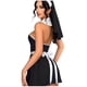 thumbnail image 3 of Disfraz de mucama para mujer, ropa de cosplay, vestido de manga corta, ropa de cosplay, vestido de poliéster para mujer, 3 of 4