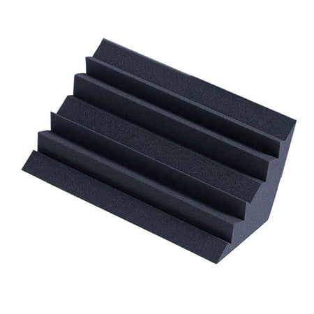 Grofry Universal Moisture Proof Soundproofing Foam Acoustic Foam Bass Trap Studio Sound-absorption Corner Wall 4.72 x 4.72 x 9.84
