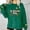 A912 Green, variant on St. Patrick's Day Sweatshirt for Women Large Clover Graphic Long Sleeve Crewneck Casual Loose Fit Festival Apparel Holiday Gift