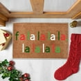 thumbnail image 2 of TIELUTT Christmas Letter and Hat Printing Mat Merry Christmas Doormat Room Door Mat Welcome Home Welcome Room Rug Cute Rugs for Living Room Big Throw Blankets Mens Throw Light Throw Blanket for Summe, 2 of 6
