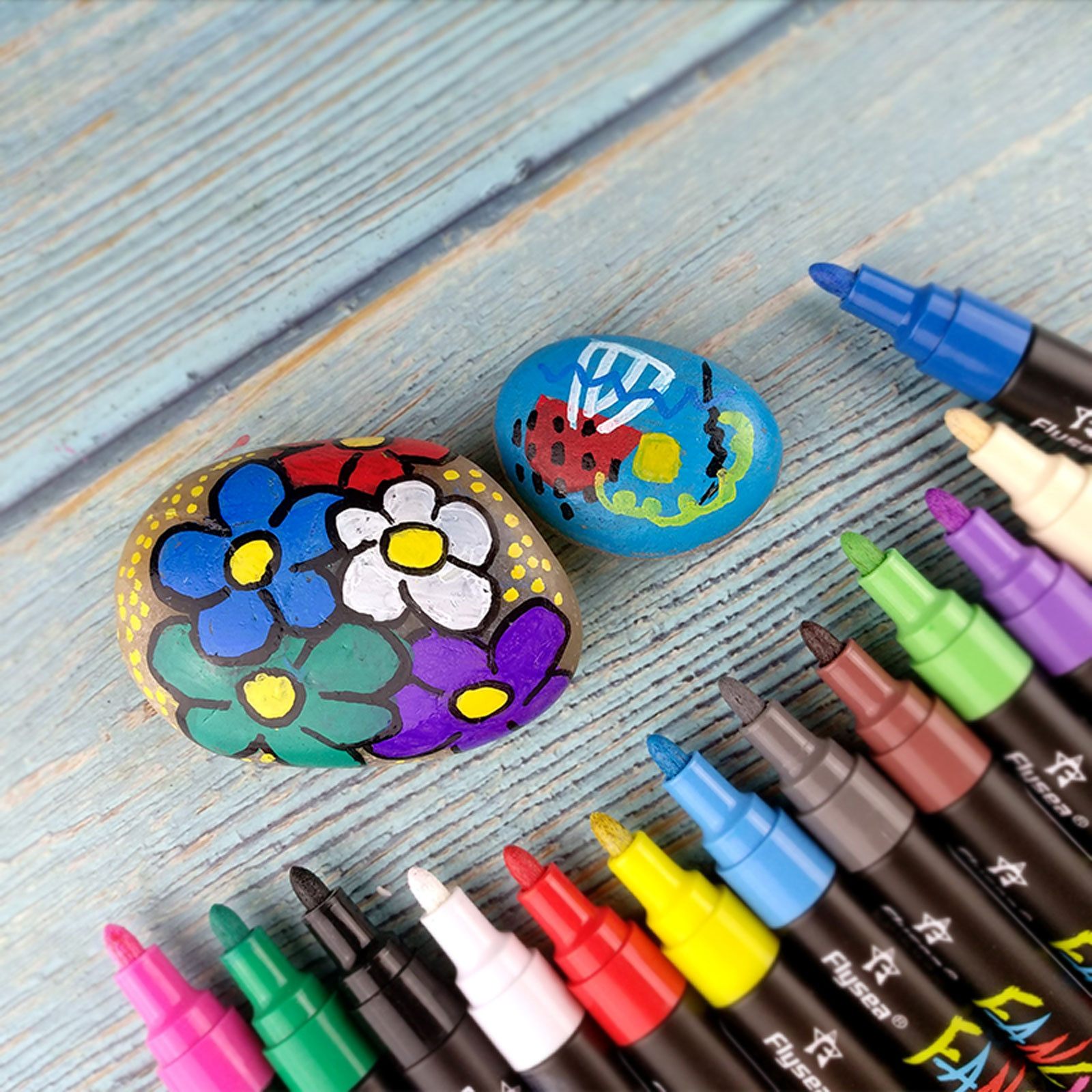 5 Paint Markers For Rock Painting Tested! (With Examples) – Rock