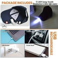 thumbnail image 4 of Rechargeable Baseball Cap LED Headlight with USB Cable and Battery, Suitable for Outdoor Camping Night Fishing, Mountain Climbing, Night Riding/Hiking and Auto Repair (Army Green), 4 of 6