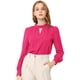 thumbnail image 1 of AllegK Dde San Patricio profesional Blusas de gade manlarcon cuello alto elegante pamujer RoroXL, 1 of 6