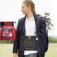thumbnail image 3 of Étui Assorti pour Ipad Air4 10.9 Pouces avec Bandoulière, Grand Support Réglable, Porte-Stylo, Protection contre les Chocs, 3 of 5