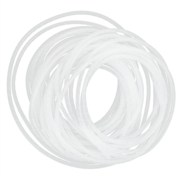 Câble Rangement. Tube organisateur blanc en spirale de 6-60 mm longueur 5 m