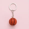 thumbnail image 4 of Llavero de baloncesto con bola, llavero, mochila, bolso, bolso, colgante, 4 of 4