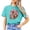 Seafoam Shirt, variant on Disco Football Coquette Bow Shirt for Women and Teens Girly Fall Football Season Oversized Tee Pepper Shirt Adult 2X-Large