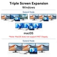 thumbnail image 4 of Estación de acoplamiento ANYOYO 8 en 1 con doble monitor USB-C 4K HDMI VGA, 4 of 7