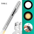 thumbnail image 1 of USB Rechargeable Medical Pen Light with Pupillometer LED Warm Light/White Light Pen Light for Nurse Doctor Gift, 1 of 5