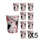 thumbnail image 1 of Copas de Halloween,Vasos de papel desechables para decorar mesas de fiesta,Juego de vajilla para fiesta de Halloween sangriento,Suministros de mesa con temática de fiesta de Halloween,Vasos de, 1 of 8