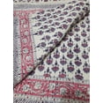 thumbnail image 5 of Silkgram Indian Hand Made Kantha Quilt Cotton Hand Block Printed Kantha Quilt Blanket Bedspread Kantha Quilt Soft fine Cotton Hand Made Kantha Quilt (King/Queen Size 90x108 Inch), 5 of 6