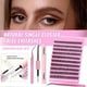 thumbnail image 2 of DIY Lash Extensions Kit 200 Clusters Lashes Kit with Lash Bond and Seal Tweezer for Self Application at Home, 2 of 5