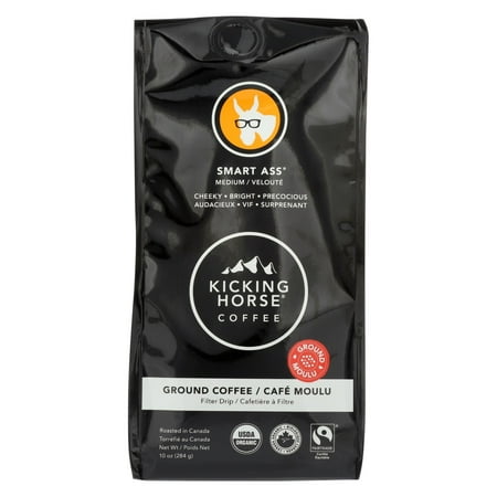 Kicking Horse Ground Coffee - Smart Ass - Pack of 6 - 10