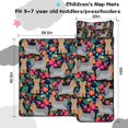 thumbnail image 5 of Yorkie Dog and Flower Florals Toddler Nap Mats for Kids Preschool,Sleeping Mat Bag or Kids,Toddler Sleeping Bag,Toddler Nap Mat or Daycare, 5 of 6