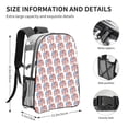 thumbnail image 4 of Easygdp Elephant Clear Backpack, Transparent Bookbag for School for Women Men, Capacity Clear Bag for College, Travel, 4 of 7