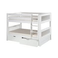 thumbnail image 4 of Camaflexi Twin over Twin Low Bunk Bed with Drawers - Mission Headboard-Finish:White, 4 of 4