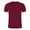 Wine, variant on Mens Plus Size Shirts Summer Men's Round Neck T-shirt Mercerized Cotton Short Sleeve