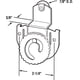 thumbnail image 2 of Rollo para puerta de armario PRIME-LINE N 6649 con ruedas de nailon, paquete de 2, 2 of 2