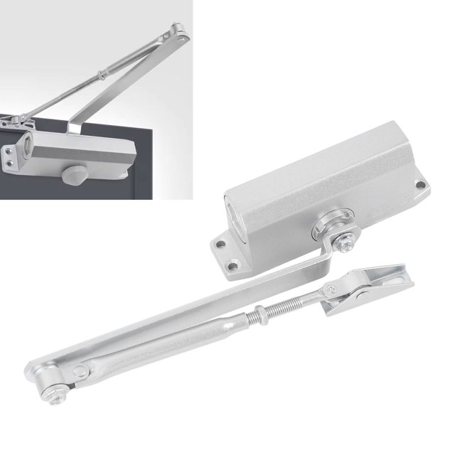 Cierrapuertas Automático Marino, IMPA490601 Capacidad De Carga De 66.1 Lb Cierrapuertas Automático De Funcionamiento Sin Costuras Aleación De Aluminio Para Hotel
