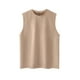 thumbnail image 1 of Camiseta sin mangas con cuello en V para hombre, de punto, con rayas verticales, para fitness, deportes, ocio, ajustada, con cuello en I y hombros anchos., 1 of 5