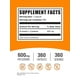 thumbnail image 2 of BulkSupplements.com N-Acetyl L-Cysteine Capsules - N-Acetyl Cysteine 600mg, NAC Supplement - 600mg per Capsule, Gluten Free - 1 NAC Capsule per Serving, 360 Capsules (Pack of 1), 2 of 5