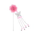 thumbnail image 1 of Flor Del Palillo Del Pelo de Flor de Horquil Del Moño Pin de Colgante Decoración - Rosado Soledad Palillos para el cabello para las mujeres, 1 of 8