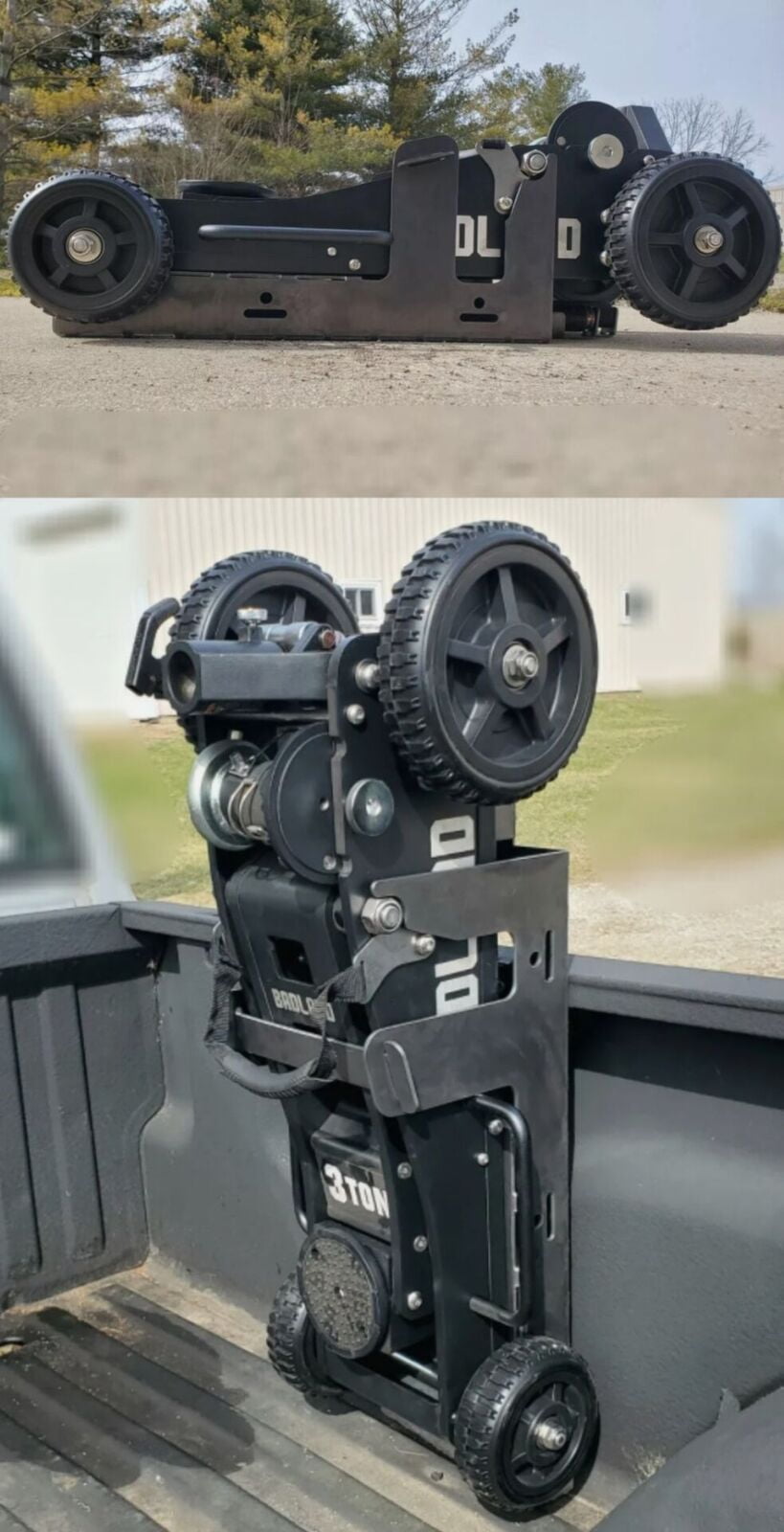 (Jack Base Mount Compatible with Harbor Freight Badland Offroad 3-Ton Jack)