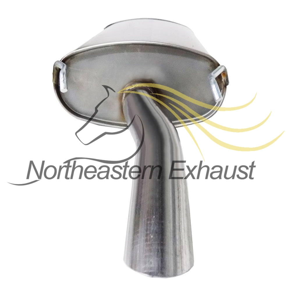 Northeastern Exhaust Resonator, Intermediate Pipe & Muffler Fits 2006-2011 Chevrolet Impala 3.5L - Direct Fit | Stainless Steel
