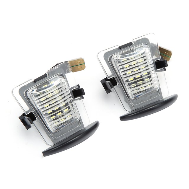 License Plate Light License Lamp Led License Light License Number Lamp Pair Of LED License Number Plate Lamp Light Fit For JK 2007-2018DC12V