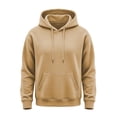 thumbnail image 6 of Men’s Fleece Pullover Hoodie – Solid Basic Fall Casual Drawstring Hooded Sweatshirt,M, 6 of 6