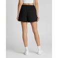 thumbnail image 6 of Real Essentials 3 Pack: Womens Ultra-Soft Athletic Lounge Casual Sweat Shorts with Pockets (Available in Plus Size), 6 of 6