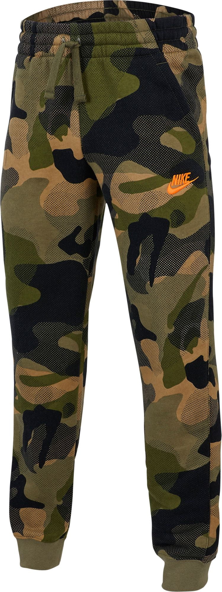 nike boy's sportswear camo club jogger pants