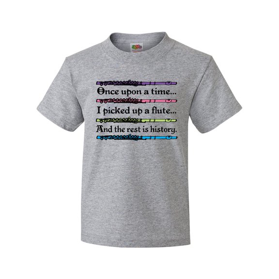 Inktastic Funny Flute Music Quote Youth T-Shirt
