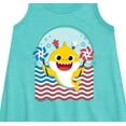 thumbnail image 2 of Baby Shark - Americana Flag - Girl's Aline Dress, 2 of 5