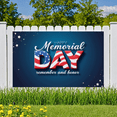 thumbnail image 6 of American Flag Happy Memorial Day Patriotic Banner Decorative Stars for National Celebration Indoor Outdoor Events, 6 of 6