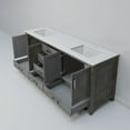 thumbnail image 6 of Jacques 72 in. W x 22 in. D Distressed Grey Double Bath Vanity and White Quartz Top, 6 of 9