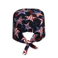 thumbnail image 3 of American Patriot Working Cap with Sweatband - Adjustable Unisex Surgical Nurse Cap, Chemo Hats for Women, 3 of 6